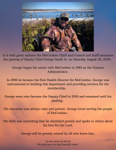 MoCreebec honours the late Deputy Chief George Small Jr.